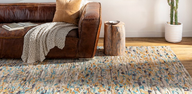Silk Rugs for Living Area